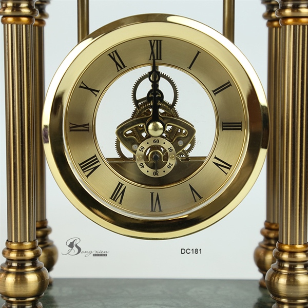 Đồng hồ để bàn đế đá cẩm thạch 4 Đồng hồ để bàn đế đá cẩm thạch 3