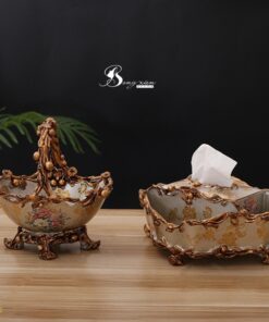 Khay quả CĐ mạ đồng 5