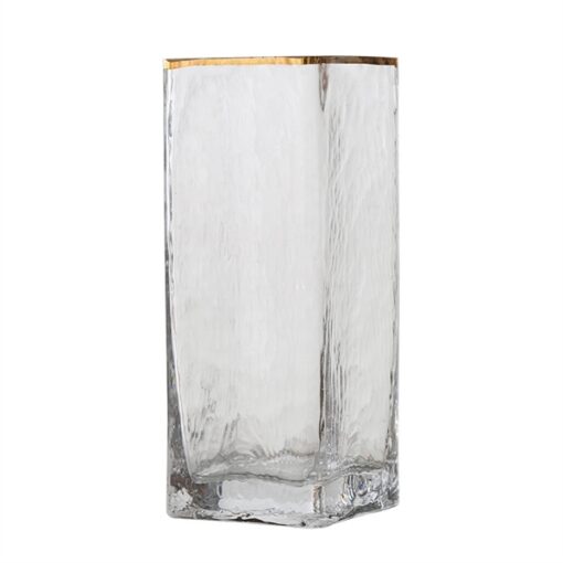 Bình TT chữ nhật trắng M. vàng (S) 1