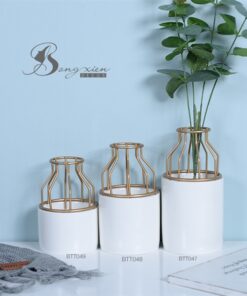 Bình sứ M. sắt vàng (L) 5