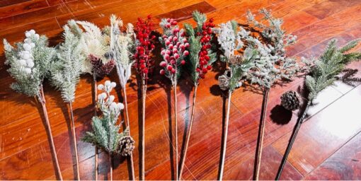 Cành thông tuyết noel 1