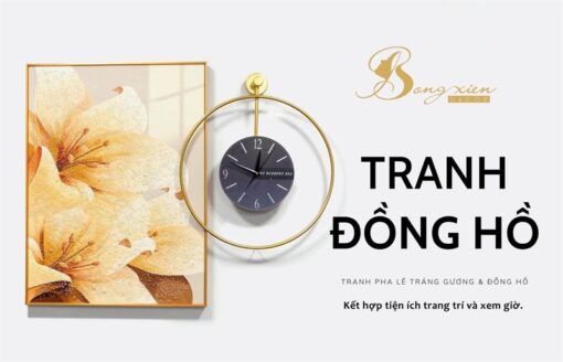 Tranh kèm đồng hồ 1