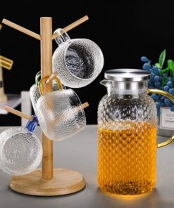 Giá treo cốc bằng tre 9