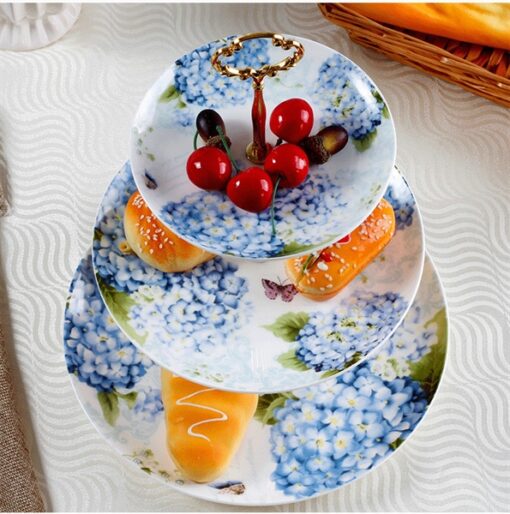 Khay đựng bánh màu xanh 1