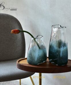Bình TT trụ vuông xanh trắng (S) 9