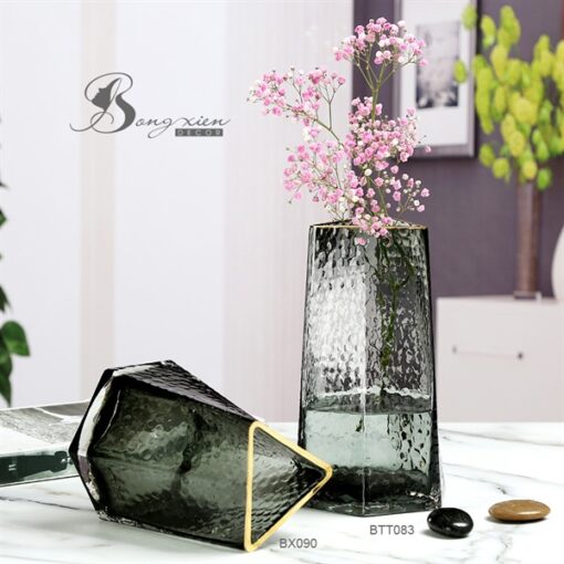 Bình TT xám xanh đáy lục giác M. tam giác (S) 5