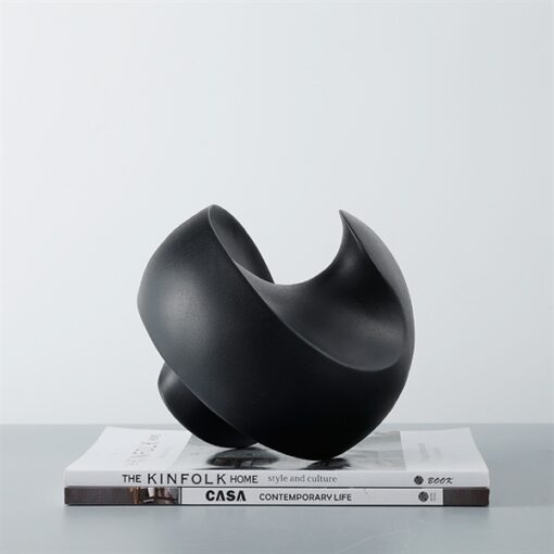 Decor mô hình lốc xoáy màu đen (M) 1