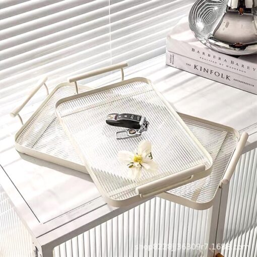 Khay Acrylic trắng nhỏ 1