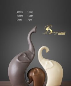 Bộ Decor 3 con voi 5