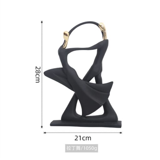 Decor tượng cặp đôi khiêu vũ 1