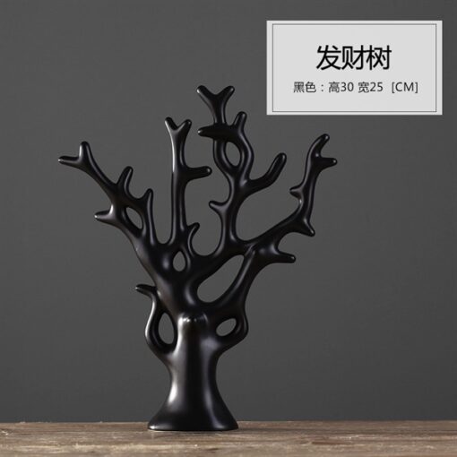 Decor tượng san hô đen 1