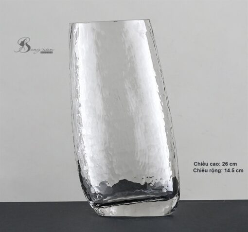 Bình TT trong suốt dẹp nghiêng (s) 1