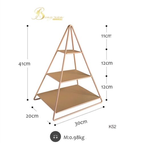 Kệ tam giác 3 tầng nâu 3