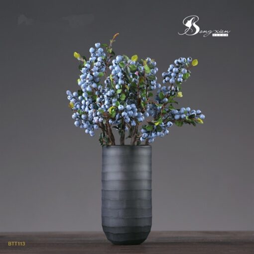 Bình trụ cao xám đục nhám (M) 3