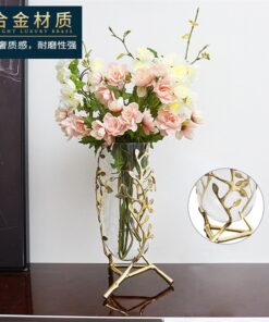 Bình TT khung sắt mạ vàng hoa mai (S) 6 Bình TT khung sắt mạ vàng hoa mai (S) 5