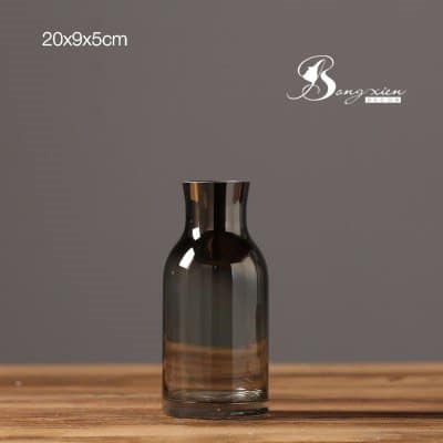 Bình trụ xám trắng tráng bạc (S) 2 Bình trụ xám trắng tráng bạc (S) 1