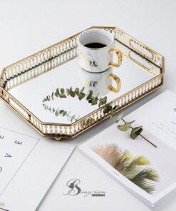 Khay mỹ phẩm CN mặt gương 5