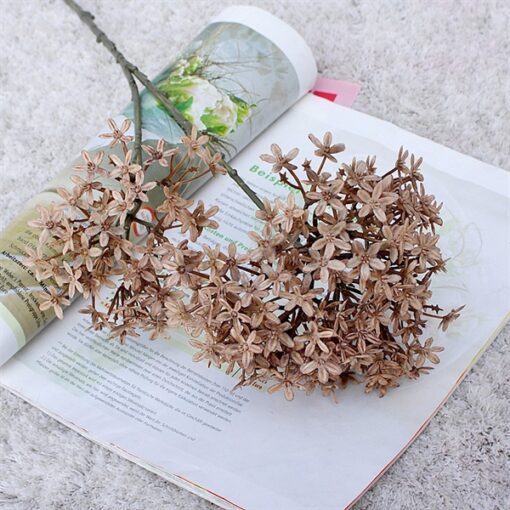 Cành hoa vương miện màu nâu 1