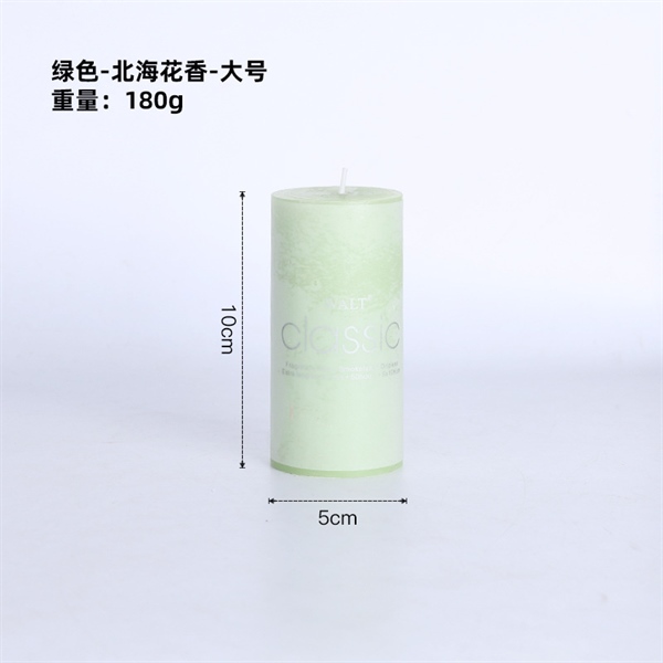 Nến thơm màu xanh (10cm) 2 Nến thơm màu xanh (10cm) 1