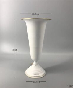 Bình sắt Trắng loe 6 Bình sắt Trắng loe 5