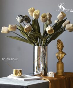 Bình trụ tráng gương hoạ tiết cây (M) 11