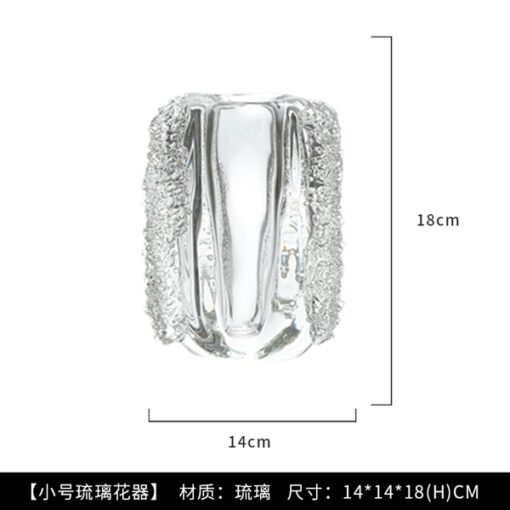 Bình pha lê bọt sóng S 3