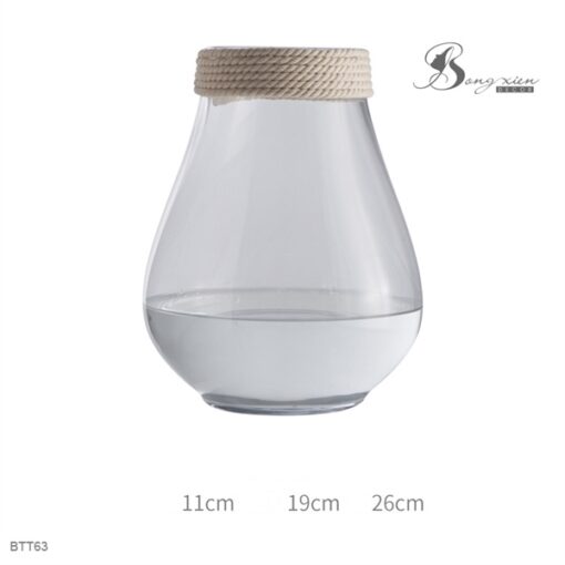 Bình TT trắng miêng quấn dây (L) 1