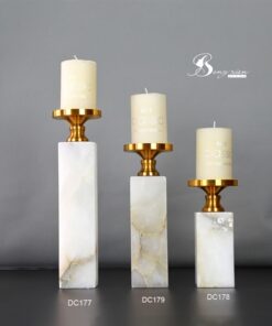 Chân nến đế đá cẩm thạch (S) 7