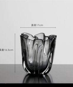 Bình TT uốn lượn màu xám (S) 5