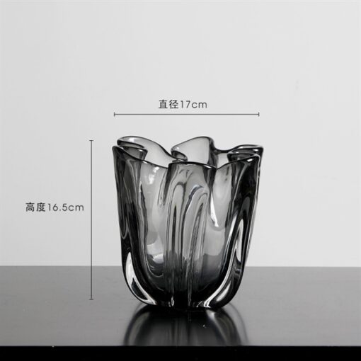 Bình TT uốn lượn màu xám (S) 3