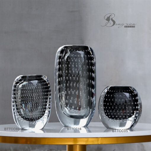 Bình thuỷ tinh xám hạt nước (l) 3