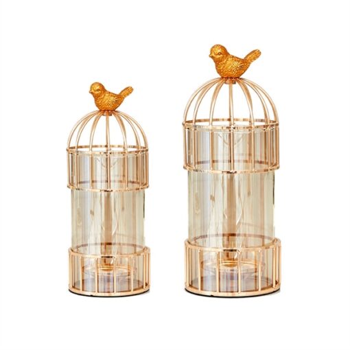 Decor chân nến lồng chim (S) 1