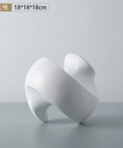 Decor mô hình lốc xoáy màu trắng (M) 5