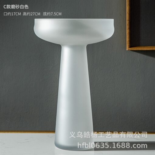Bình TT thân trụ miệng tròn màu trong suốt 1