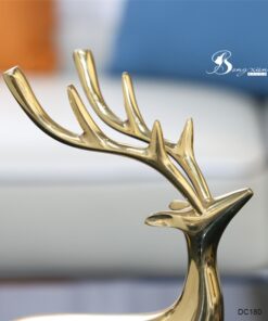 Decor Hươu vàng kim loại 9
