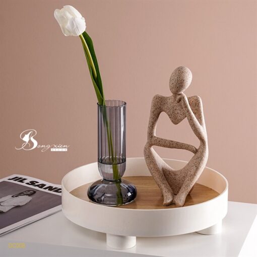 Decor set hình người (tượng + khay) 3