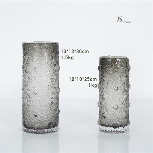 Bình TT trụ xám có hạt nổi sương mù (S) 1