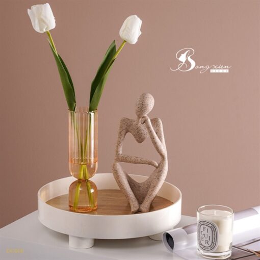 Decor set hình người (tượng + khay) 5