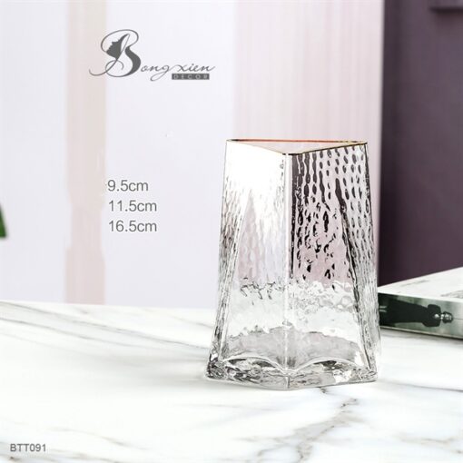 Bình TT trắng đáy lục giác M.tam giác (S) ko viền 1