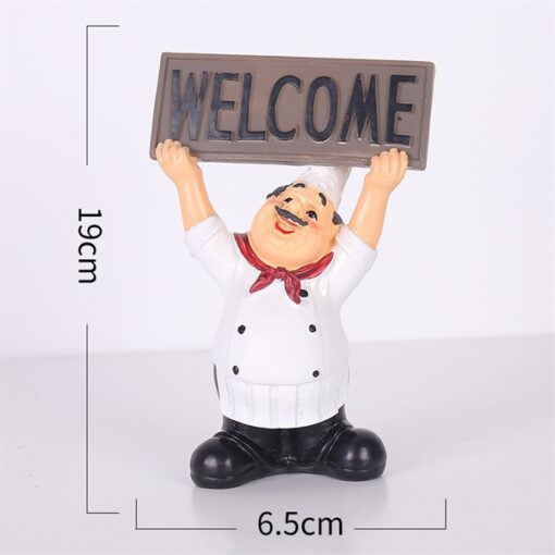 Decor ông bếp dơ bảng Welcome 1