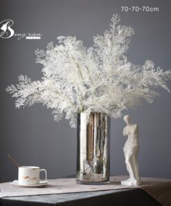 Bình trụ tráng gương hoạ tiết cây (M) 13