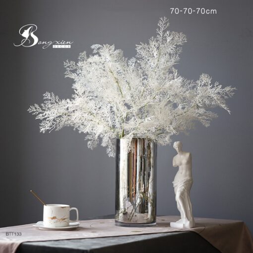 Bình trụ tráng gương hoạ tiết cây (M) 7