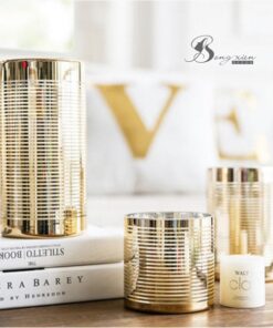 Bình trụ gương vàng sọc ngang M 11