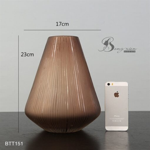 Bình bầu thân to nâu sọc M 9