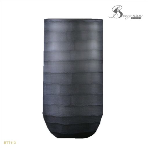 Bình trụ cao xám đục nhám (M) 1