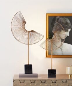 Decor bán nguyệt mạ titan L 5