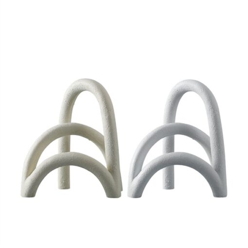 Decor mô hình vòm màu sữa 1
