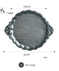 Khay bạc cổ điển 5