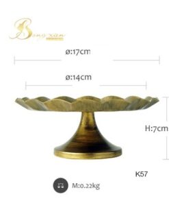 Khay đựng bánh cổ điển có đế (S) 5