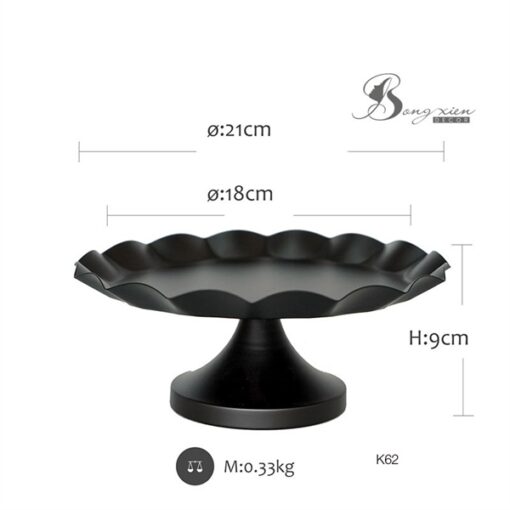 Khay đựng bánh có đế đen 7